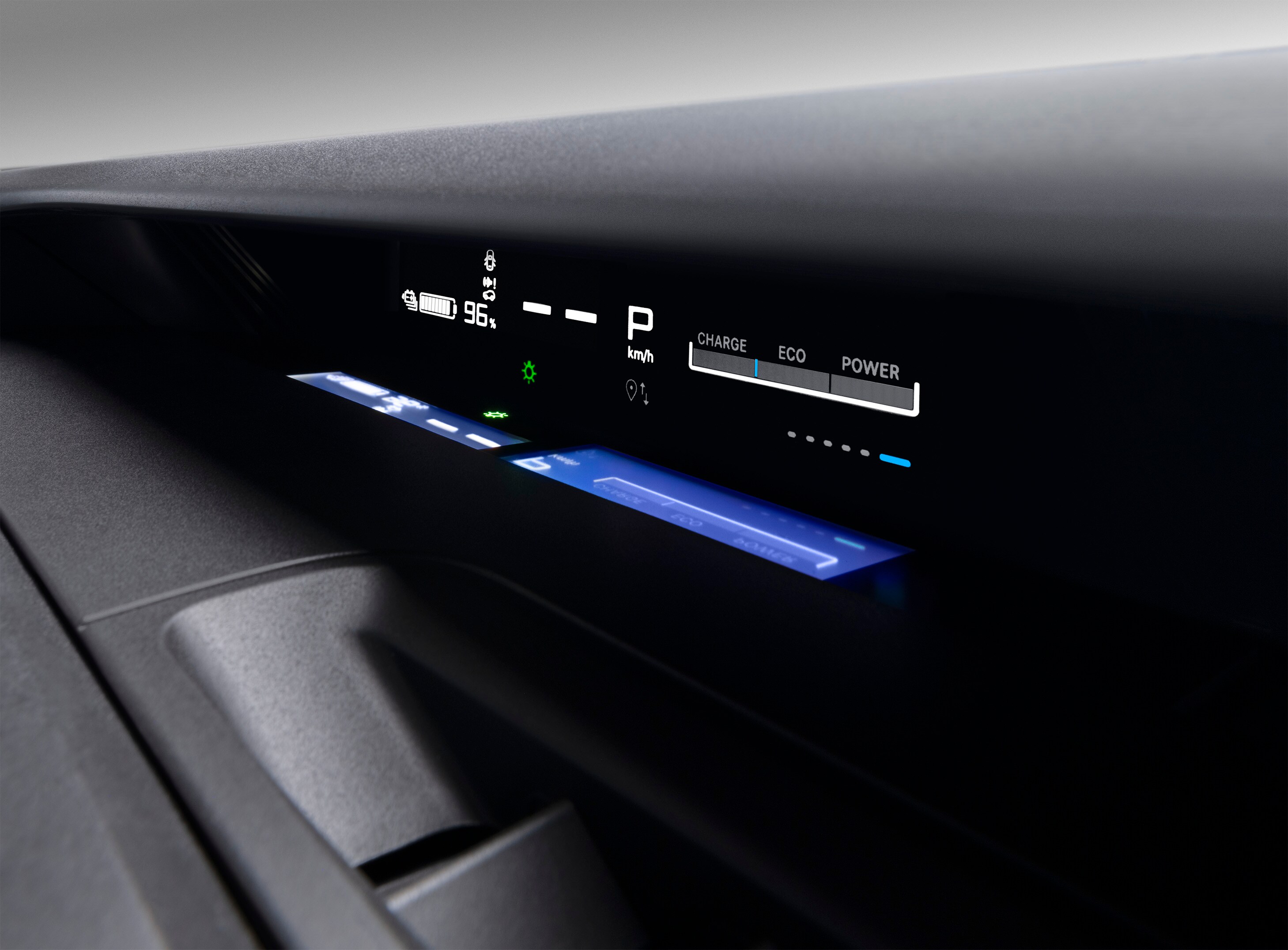 Gros plan le tableau de bord de Citroën C3, l'affichage numérique de l'énergie pour conduite intuitive, abordable.